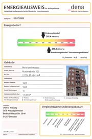 Beispiel Energieausweis